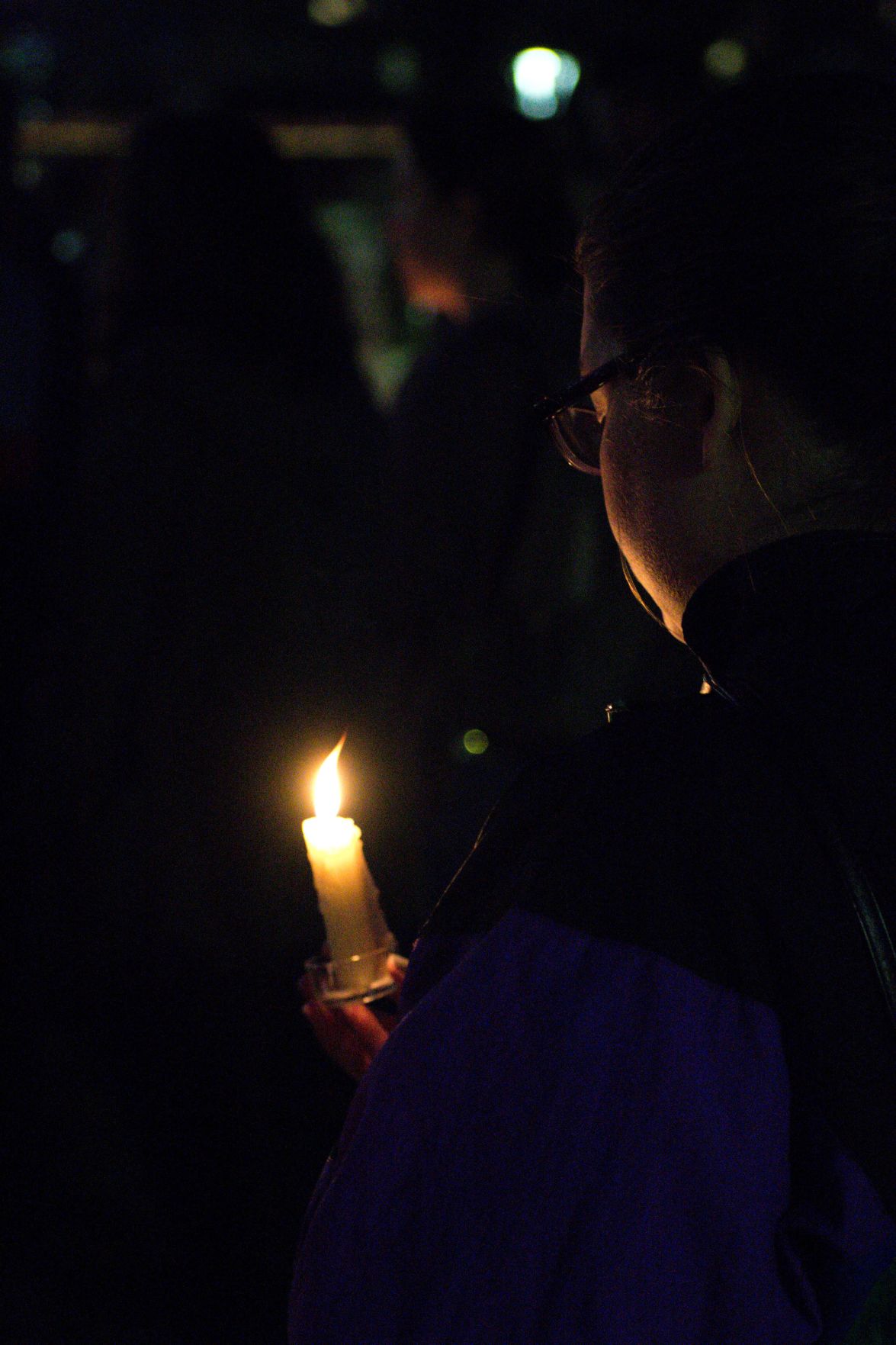 More than 100 WVU students, faculty and community members attended a candlelight vigil honoring the victims of the Christchurch tragedy this evening.